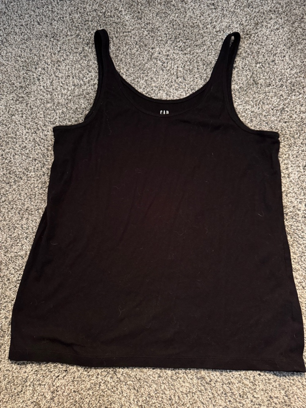 GAP Women's Black Scoop Neck Tank